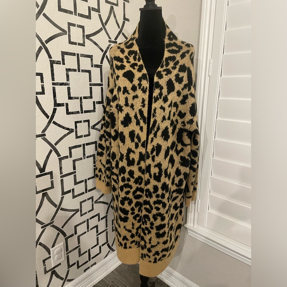 Plus Size Long Cardigan